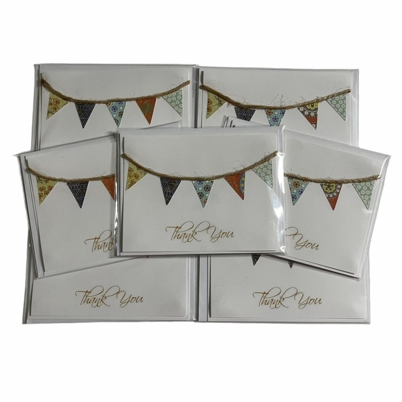 Banner Thank You Card Bundle Set of 7 White - Picture 8 of 10